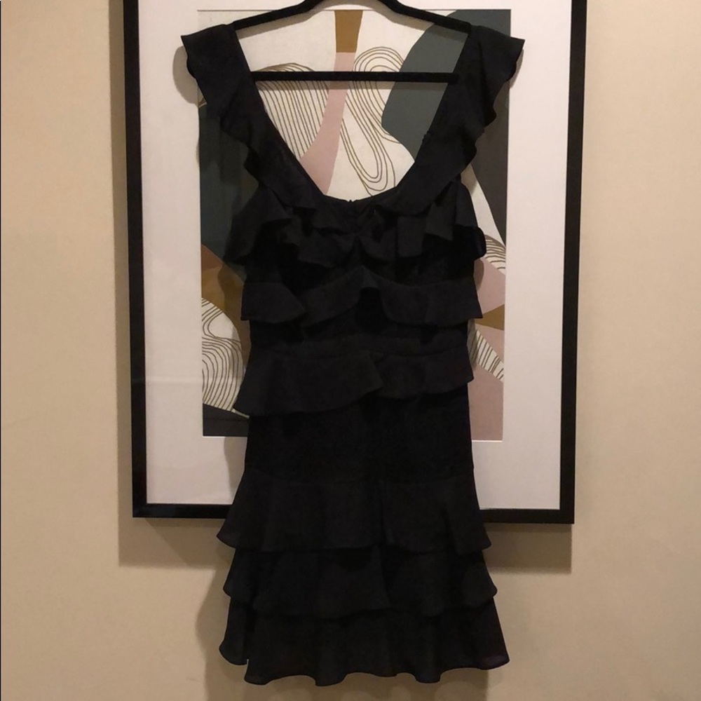Black cocktail dress